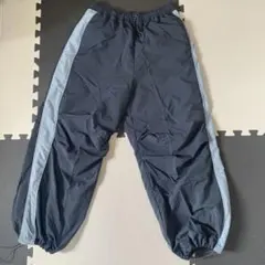 niko and...ナイロンラインゲームパンツ チャコール×グレー