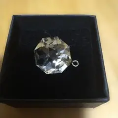 水晶 八面体 ペンダント シルバー