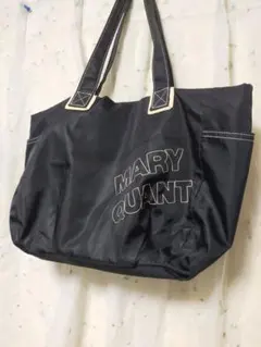 MARY QUANT ブラックトートバッグ