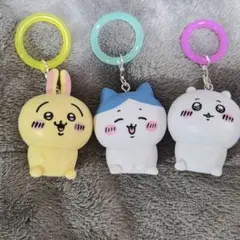 ちいかわ ハチワレ うさぎ キーホルダー 3点セット カラフルリング付き