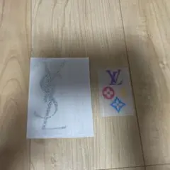YSL LV アイロンプリントシート 2点セット