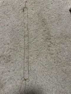 ゴールド リボンモチーフ ネックレス