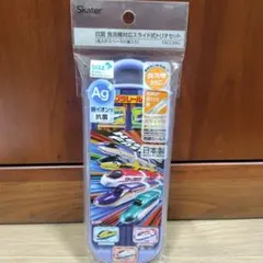 新品未開封　プラレール　お箸セット　かがやきはやぶさドッグエクスプレス