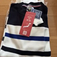 THE SHOP TK ボーダーニット 日本製 Lサイズのサムネイル