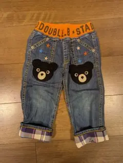 ミキハウス ダブルビー デニムパンツ 90