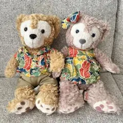 ダッフィー シェリーメイ ぬいぐるみ ハワイ アウラニ ディズニー 限定品