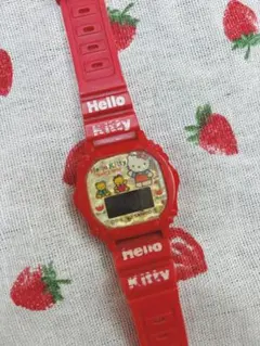 HELLO KITTYハローキティ デジタル腕時計 平成レトロ