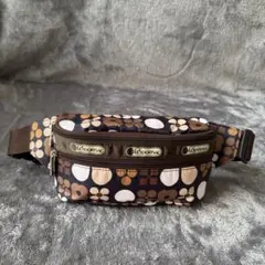 《美品・正規品 》 レスポートサック 花柄 ウエストポーチ ボディバッグ