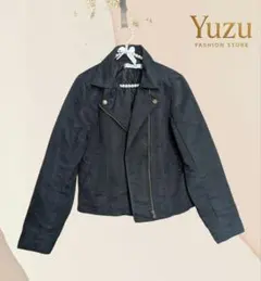 ダークグレー ライダースジャケット.