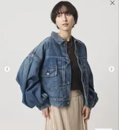 お値下げ！＜HYKE＞バルーン スリーブ ジャケット　1サイズ