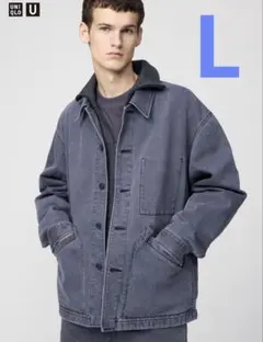 ほぼ新品★【Lサイズ】オーバーサイズカラーデニムジャケット