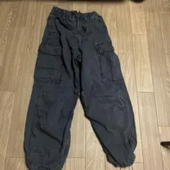 GU カーゴパンツ ブラック Mサイズ