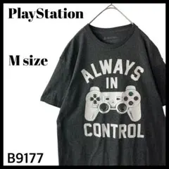 海外規格 プレイステーション コントローラー Tシャツ ゲームT グレー Mのサムネイル