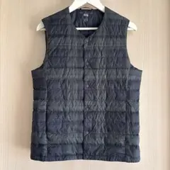 ユニクロ　ウルトラライトダウンベスト　ブラックウォッチ　S