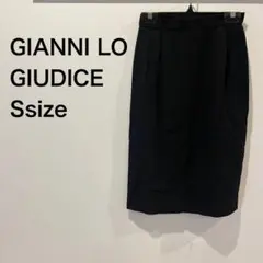 【美品】GIANNI LO GIUDICE スカート プリーツスカート ひざ丈