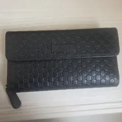 GUCCI グッチ シマ 長財布 ブラック
