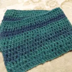 【ハンドメイド】手編みスヌード