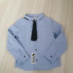 colletmonte ネクタイ付きシャツ 130 水色