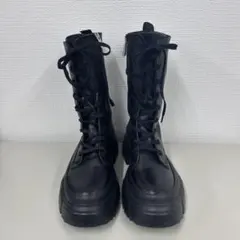 【新品】ZARA レースアップ トラックソールブーツ (EU-5)のサムネイル
