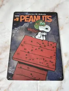 ブリキ看板 スヌーピー PEANUTS インテリア雑貨 アメリカン雑貨