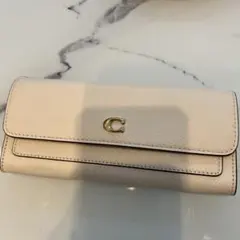 Coach ホワイト財布　現行品