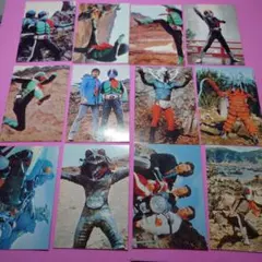 仮面ライダーV3 カルビースナック カード 1973年当時のものです