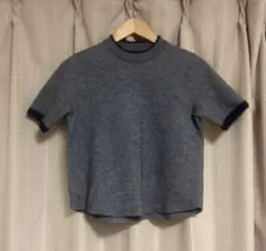 ZARA グレー 半袖 ニット