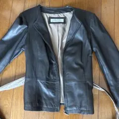 ZARA BASIC 黒ジャケット ベルト付き
