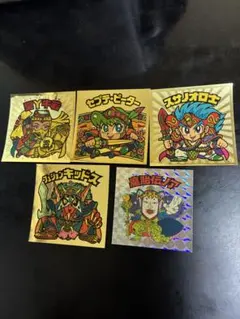 ビックリマンシール復刻版、スサノオロ士、セプテ・ピーター、聖Y牛若、魔胎伝ノア