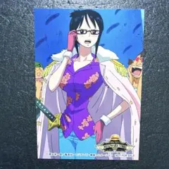 ワンピース　オマツリ男爵　ONE PIECE ニコ・ロビン ポストカード ワンピース オマツリ男爵と秘密の島 クリアカード No.06 ニコ・ロビン