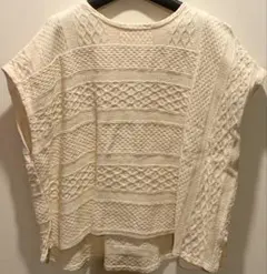 お早め　Samansa Mos2 ノースリーブニット