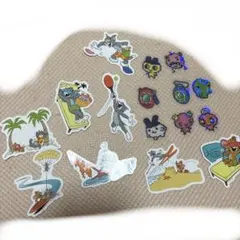 ホログラムたまごっちとトムとジェリーシールセット