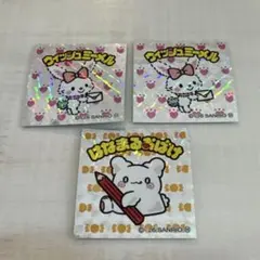 サンリオキャラクターズマンチョコ ウィッシュミーメル はなまるおばけ 3枚セット