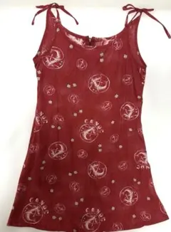 平成 레트로 BEBE キャミワンピ マーメイド柄 130cm