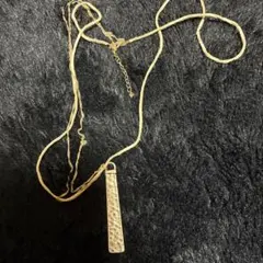 ヴィンテージのゴールド ロングペンダント ネックレス