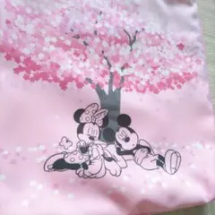 東京ディズニーリゾート トートバッグ ミッキー ミニー プルート 桜 ピンク