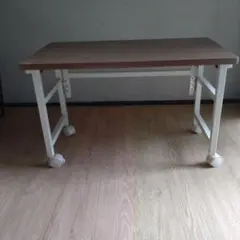 山善キャスター付パタパタデスク