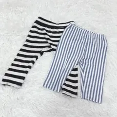【90cm】ベビーレギンス 2点セット（futafuta・ユニクロ）保育園着