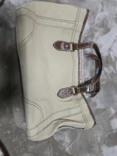 BURBERRYブルーレーベルベージュキャンバストートバッグ ブルーラベル