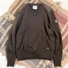 Belstaffベルスタッフ　エルボーパッチニット　Lサイズ　セーター