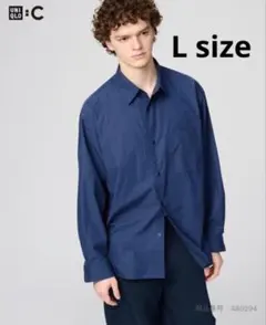 UNIQLO Cブロードオーバーサイズシャツ Lサイズ