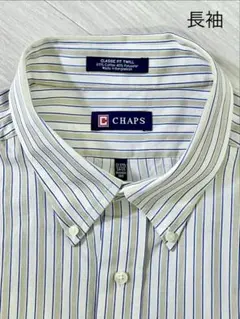 CHAPS Ralph Laurenクラシックフィット長袖 ストライプ XXLのサムネイル