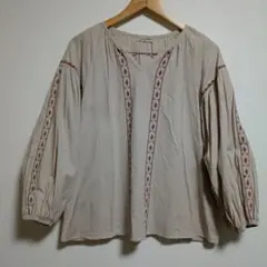✿Samansa Mos2 サマンサモスモス刺繍入りシャツブラウス✿