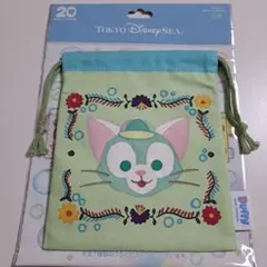 ダッフィーアンドフレンズ　ジェラトーニ　きんちゃく