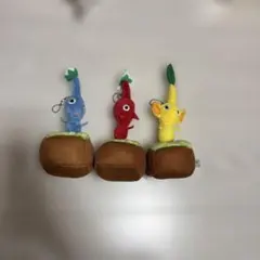 ピクミン　引っこ抜きぬいぐるみマスコット　全3種セット