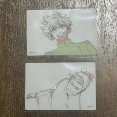 呪術廻戦 アニメーション展 原画 クリアカード 五条悟 夏油傑 セット
