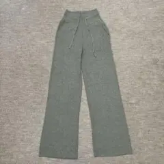 ユニクロ　ウォッシャブルニットリブパンツ　XSサイズ
