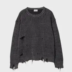 confect チーゼル起毛ニットプルオーバー ダークカーキ フリーサイズ 