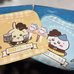 ココス ちいかわコラボ ミニタオル ちいかわ ハチワレ 2点セット