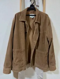 H&M メンズXL ブラウン コーデュロイジャケット
